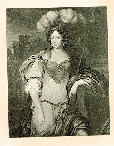 Memoires of the Court of England - FRANCES STEWART, DUCHESS OF RICHMOND - Photo-Etching - 1843