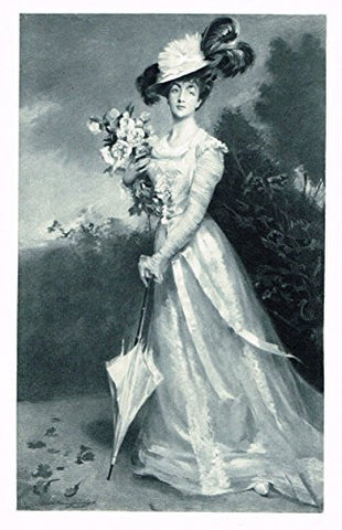 Salons of 1901's PORTRAIT OF MADEMOISELLE S.L. - Mme. LEMAIRE - Photograveure - 1901