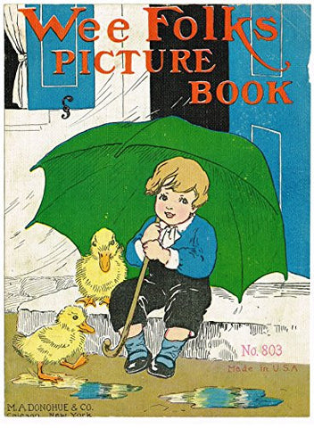 Children's Print - "BACK COVER" - Chromolithograph - 1922