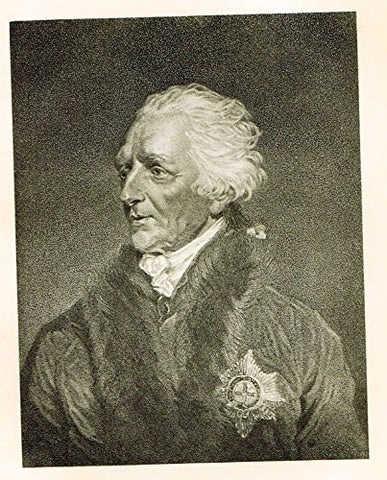 Memoires of the Court of England - THE DUKE OF GRAFTON - Photo-Etching - 1843