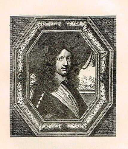 Memoirs of the Court of England - CHARLES II - Photo Etching - 1880