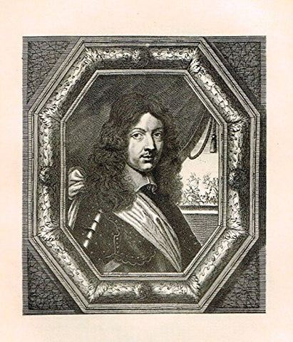 Memoirs of the Court of England - CHARLES II - Photo Etching - 1880