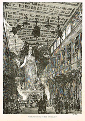 Buel's Beautiful Story - "GREAT IS DIANA OF THE EPHESIANS" - Woodcut - 1887