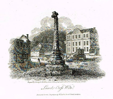 Miniature Topographical Views - "LACOCK CROSS WILTS" - Copper Engraving - 1808