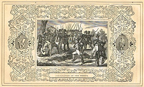 Frost's 'The American Generals' - INDIGNATION OF THE TROOPS - Woodcut - 1848