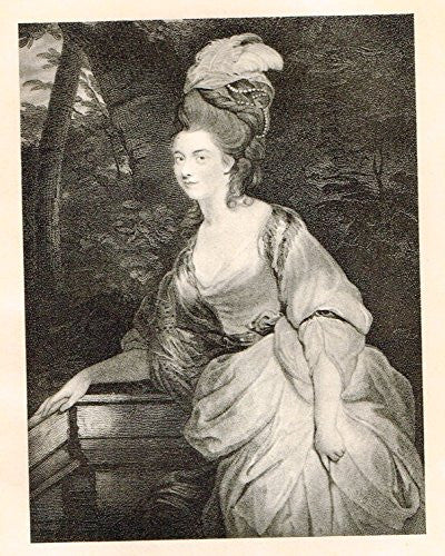 Memoires of the Court of England - GEORGIANA, DUCHESS OF DEVONSHIRE - Photo-Etching - 1843