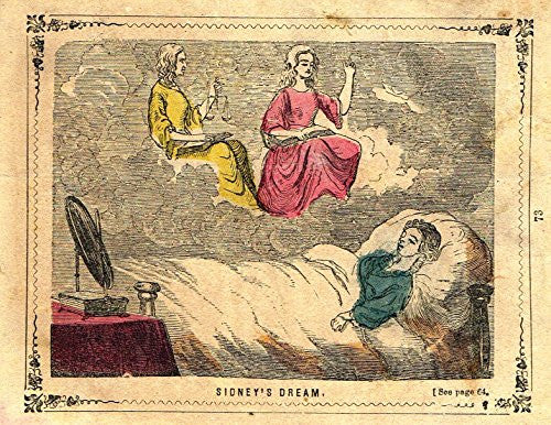 Mary Durang's Opal of Truth - "SIDNEY'S DREAM" - H-Col'd Copper Engraving - 1857