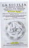 RARE PRINT - SICILIAN COINS by Maier -1697- DI GERGENTI - Copper Engraving