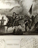 England's Battles by Williams -1860- TALAVERA - Engraving
