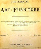 Art Furniture -c1880- TABLES, FRENCH WORKS - XVI CENT - Antique Print