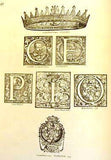 Ornamental Heraldry XVI C - 1867 - FLORENCE & TUSCANY
