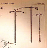 Planche - Cyclopedia of Costume - 1876 - "MARTELS DE FER"