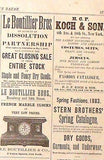 Harper's Bazar -1883- ADVERTISING -CLOCK, MILLINERY