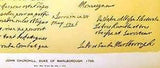 Classic Manuscripts -c1900- JOHN CHURCHILL, DUKE - Tinted Lithograph