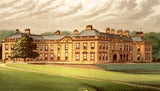 Morris's Seats, British Castles - 1866 - HOLME LACY - chromolithograph