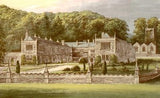 Morris's Seats, British Castles - 1866 - LANHYDROCK - Chromolithograph