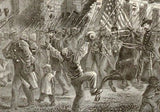 Headley's Civil War - 1865 - ENTRANCE OF THE FIFTY FIFTH