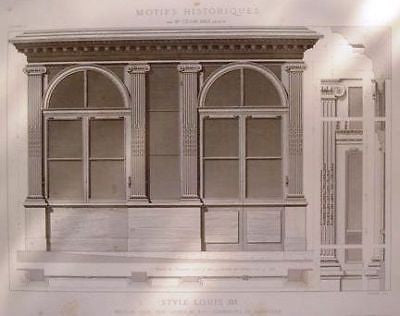 Cesar Daly- Motifs -1869- MAISON- DEVANTURE DE BOUTIQUE - Architecture