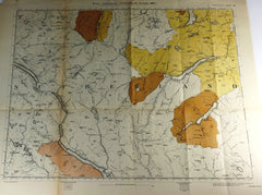 Deer Forest Commission Map - "ALTNAHARROW - SHEET 108" - Chromolithograph - 1892