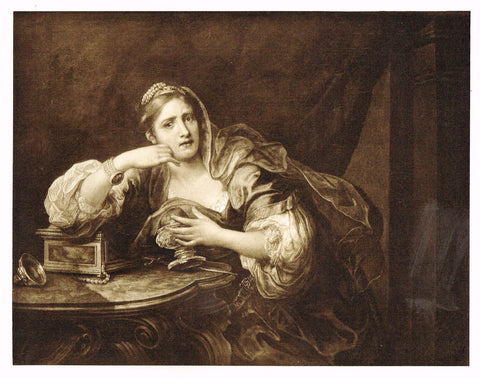 Photogravure Print - "SIGAMONDA"  from William Hogarth - c1890