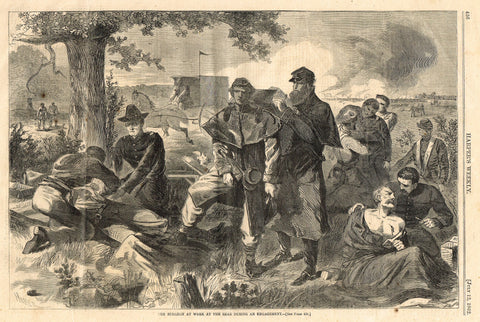 Harper's Weekly - "SURGEON AT WORK" (Winslow Homer) - May 17,1862
