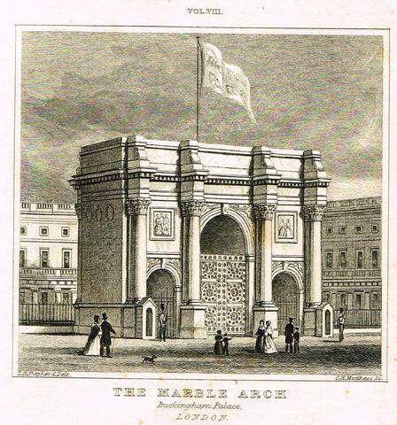 THE MARBLE ARCH, BUCKINGHAM PALACE