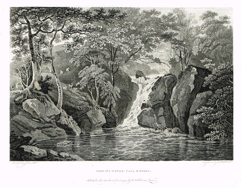 VIEW OF WATER FALL AT RYDAL