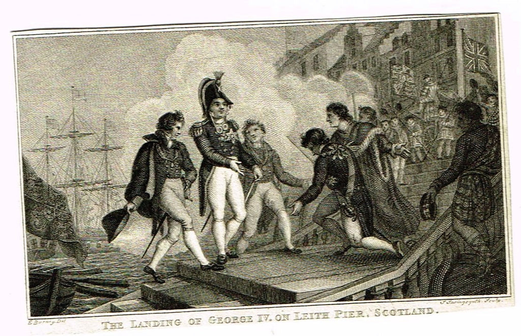 THE LANDING OF GEORGE IV ON LIETH PIER