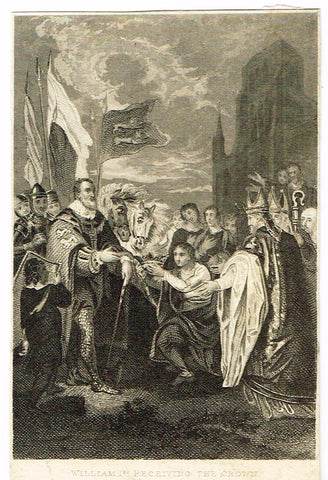 WILLIAM 1st RECEIVING THE CROWN
