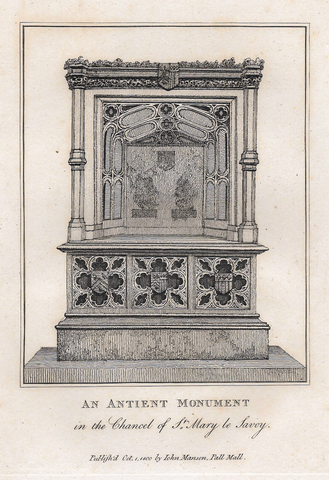 ANTIENT MONUMENT OF ST. MARY LE SAVOY