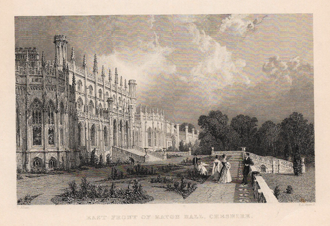 EAST FRONT OF EATON HALL, CHESHIRE
