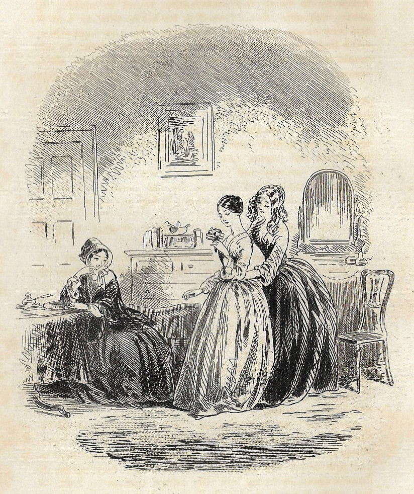 Dickens's Bleak House - 1873 -  "MISS JELLYBY" - Steel Engraving