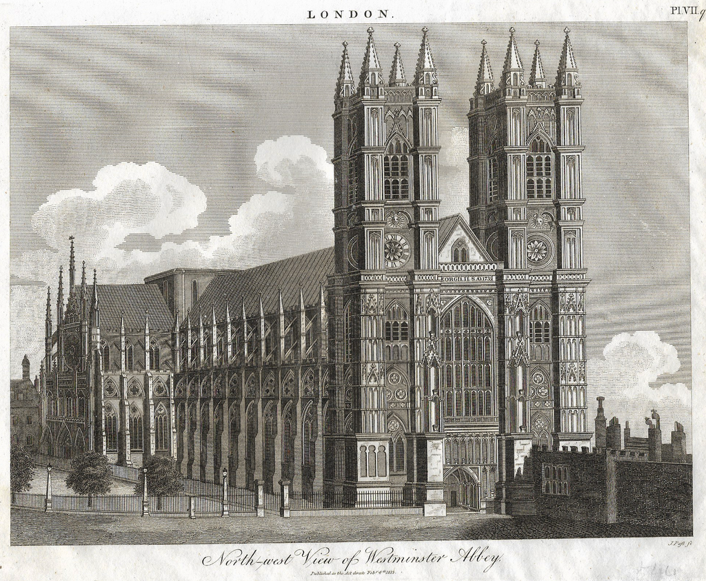 VIEW OF WESTMINSTER ABBEY