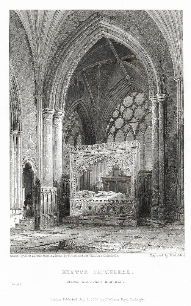 EXETER CATHEDRAL - Bishop's Throne