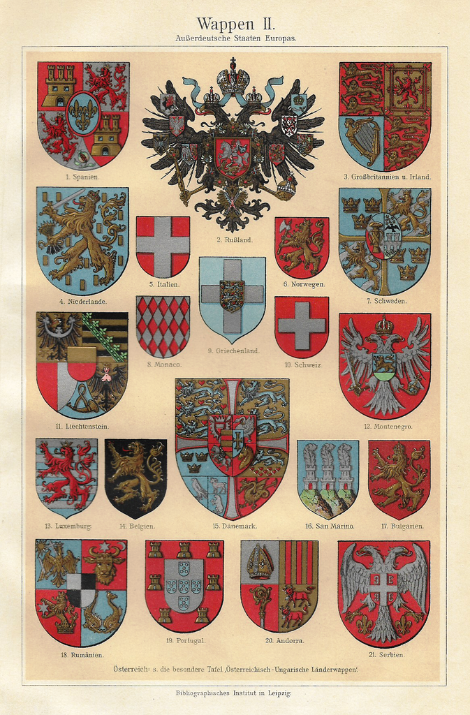 COATS OF ARMS - EUROPE
