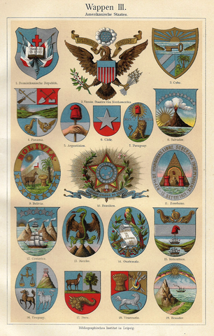 COATS OF ARMS - AMERICA