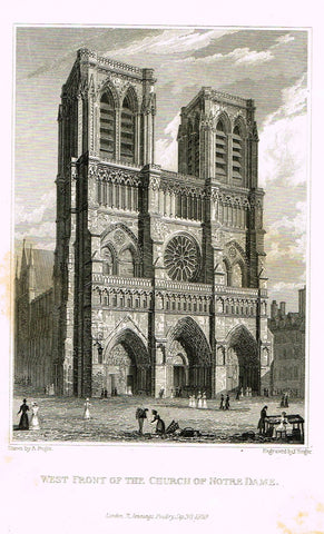 WEST FRONT OF THE CHURCH OF NOTRE DAME