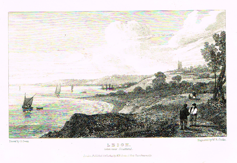 Owen's "LEIGH" - Steel Engraving by W.B. Cooke - 1814