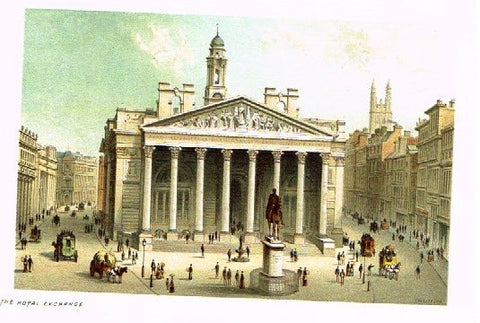 Nelson's "THE ROYAL EXCHANGE" - Miniature Chromolithograph - 1889