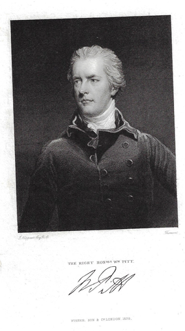 "Gallery Portraits" by Knight -1833- WILLIAM PITT