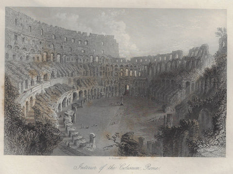 INTERIOR OF THE COLISEUM, ROME