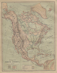  PHYSICAL MAP OF NORTH AMERICA